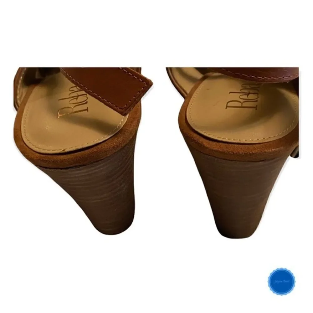 REBA Brown Wedge Platform